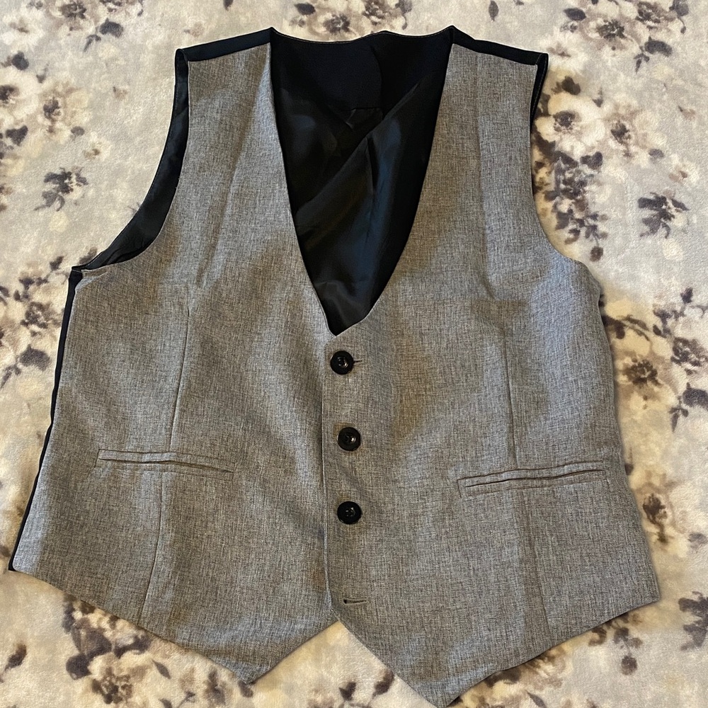 Gray Men's Suit Vest